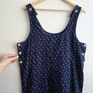 Cambridge Dry Goods Blue Floral Midi Dress